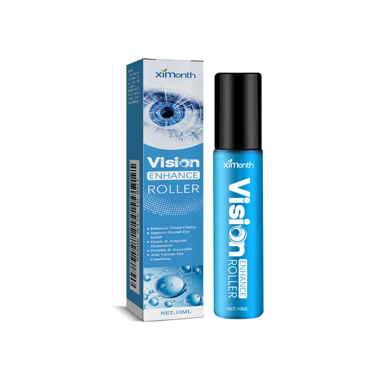 Rodillo de masaje para ojos: alivia la incomodidad ocular, hidrata el contorno de ojos y reduce la borrosidad.