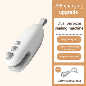 Small Monster Sealing Machine Snack Sealing Machine Mini Sealing Machine Hand Pressure Plastic Sealing Machine - V.I.P Digital Presence