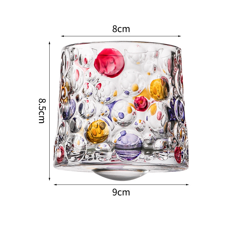 Hand drawn rotating glass cups multiple multi-purpose whiskey glasses rotating glass cups - V.I.P Digital Presence