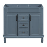 36'' Bathroom Vanity without Top Sink Cabinet only Modern Bathroom Storage Cabinet with 2 Soft Closing Doors and 2 Drawers - V.I.P Digital Presence
