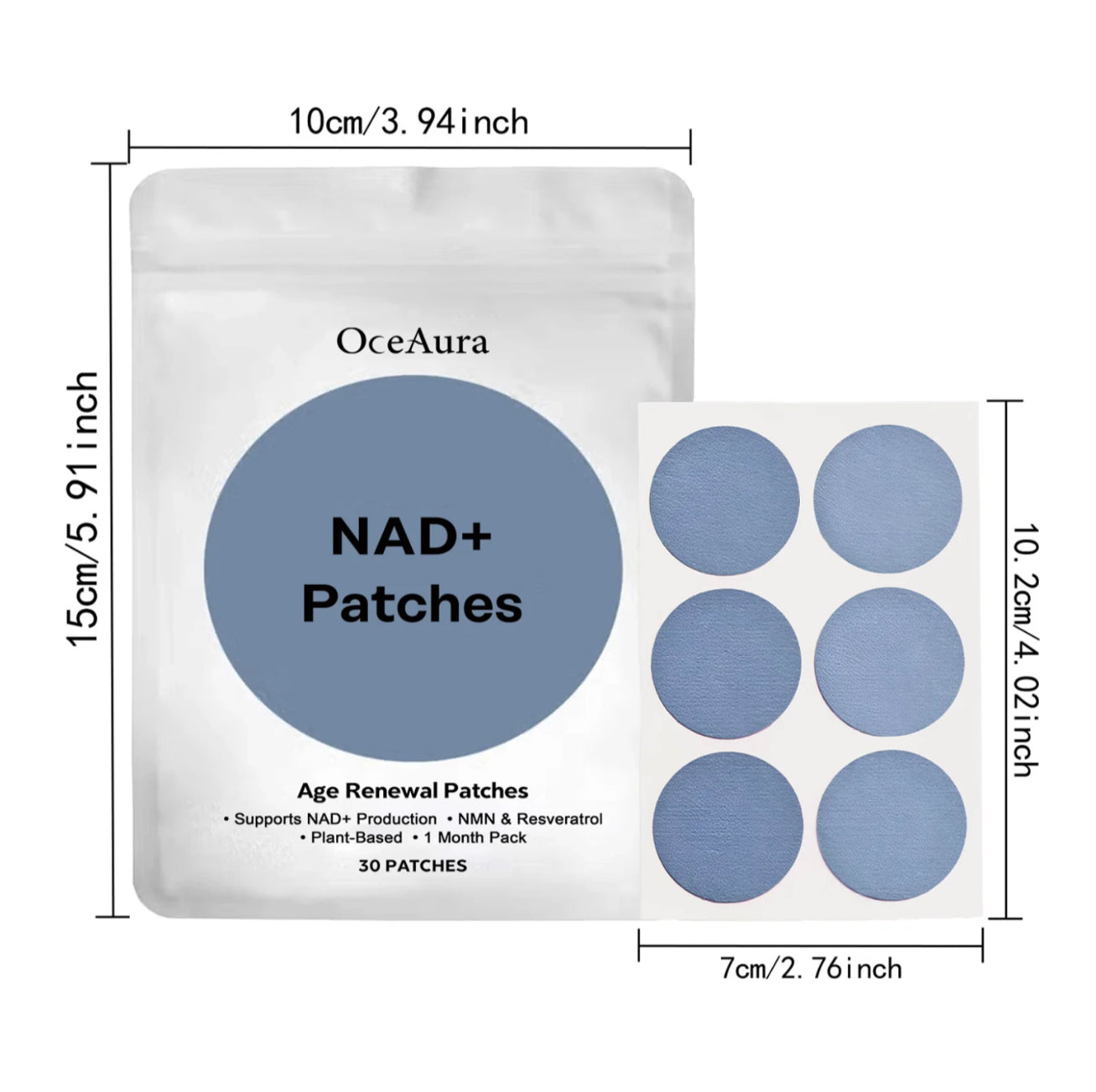 oceaura glp-1 patch Parches Con Berberina | Control De Apetito Nat NAD+ Patches GLP-1 Patch,Firming Skin