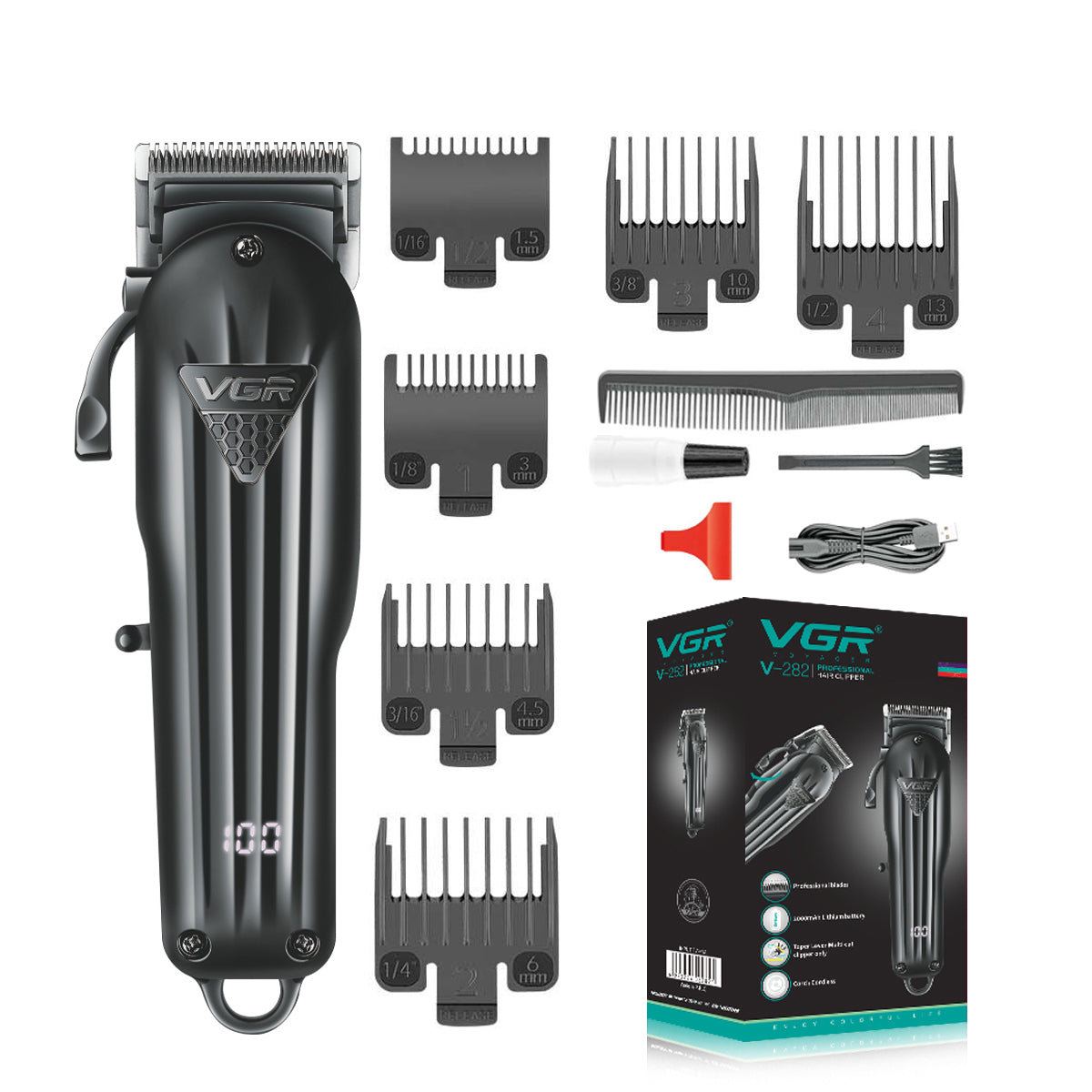 Electric Hair Clipper Fine Adjustment Gradual Change Electric Hair Salon Usb Rechargeable Household Electric Hair Clipper - V.I.P Digital Presence