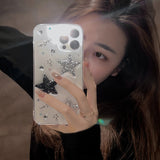 Sweet Cool 3D Star iPhone 14 Apple Phone Case 13 Drop Glue X/8 Spicy Girl 12/11 Suitable for 15promax - V.I.P Digital Presence