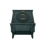 Hollow-Carved 3 Drawer Dresser Storage Chest with Metal Handles For Living Room Bedroom - V.I.P Digital Presence