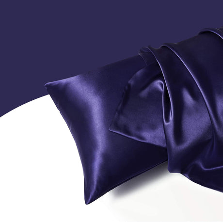 Simulation silk solid color polyester pillowcase envelope pillow pillow cases pillow pair multi-color - V.I.P Digital Presence