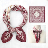 Silk Scarf Women's Sunscreen Beach Imitation Silk Versatile Silk Scarf Neckband - V.I.P Digital Presence