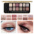 Romantic Beauty 12 Colors Leopard Eyeshadow Makeup Pearl Matte Finishing Eyeshadow Palette Brush - V.I.P Digital Presence