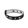 Alphabet Jacquard Printed Wrist Strap Bracelet Strap Unisex WWJD Bracelet Adjustable Bracelet - V.I.P Digital Presence
