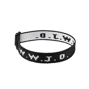 Alphabet Jacquard Printed Wrist Strap Bracelet Strap Unisex WWJD Bracelet Adjustable Bracelet - V.I.P Digital Presence