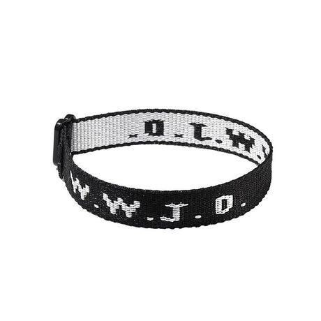 Alphabet Jacquard Printed Wrist Strap Bracelet Strap Unisex WWJD Bracelet Adjustable Bracelet - V.I.P Digital Presence