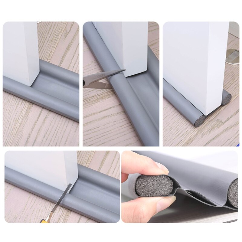 Flexible Door Bottom Sealing Strip Guard Sealer Stopper Weatherstrip Windproof Sealing Strip - V.I.P Digital Presence