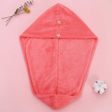 Super absorbent double-layer thickened coral velvet quick drying hair towel, shower cap, and headband towel - V.I.P Digital Presence