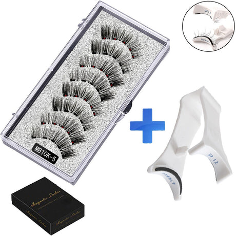 Five magnetic adhesive free magnetic eyelash clamp set for European and American thick magnetic eyelashes - V.I.P Digital Presence