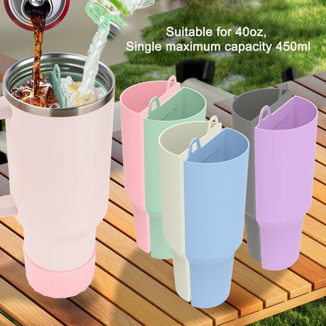 2-in-1 lined double drinking cup inner liner silicone 40oz special - V.I.P Digital Presence