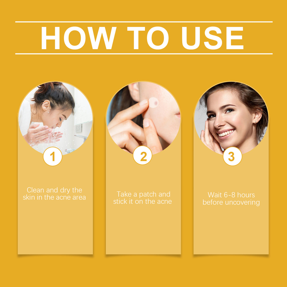 Parche para el acné de día y de noche, cuidado de la piel para eliminar el acné, cobertura facial para el acné, parche invisible para el acné