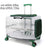 Rolling Pet Travel Trolley with Wheel, Transparent Capsule, Pink, Green, Puppies, Dogs, Cat Carriers Bag, 5-20Kg - V.I.P Digital Presence
