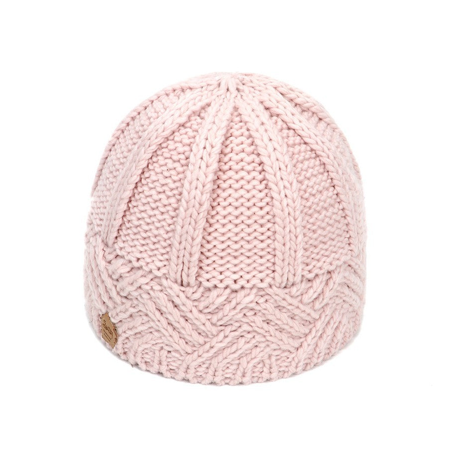 European and American retro style diamond grid coarse needle knitted hat for men and women, fashionable autumn and winter knitted hat - V.I.P Digital Presence