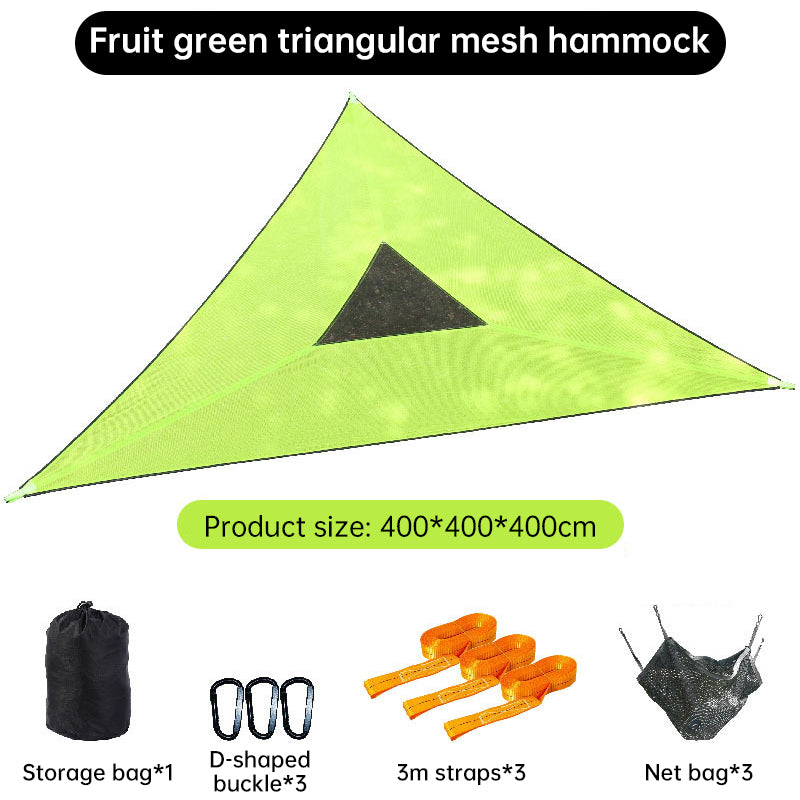 2025 Portable triangular camping hammock with air polymer, multi-scene travel use. - V.I.P Digital Presence