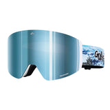 Magnetic ski goggles for men and women double anti-fog outdoor sports riding equipment goggles windproof - V.I.P Digital Presence