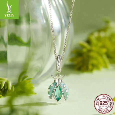 Silver Charm Original Forest Oasis Butterfly Ladybug DIY Bracelet Beads Spring Fresh s925 Pure Silver Beads - V.I.P Digital Presence