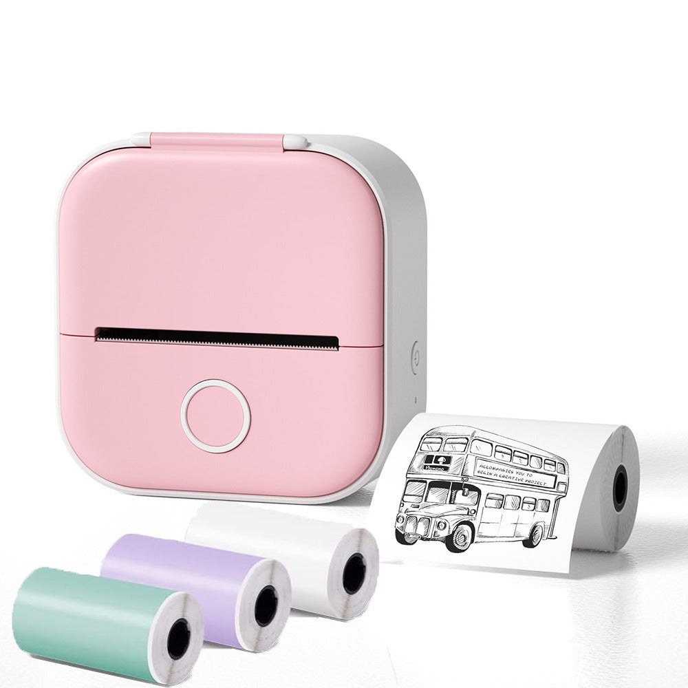 Overseas version T02 household wrong title mini pocket portable Bluetooth tag photo ledger thermal printer - V.I.P Digital Presence
