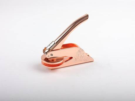 Customized non embroidered steel embossed pliers with steel seal engraved wedding pliers with steel seal logo - V.I.P Digital Presence
