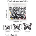 Halloween 3D Butterfly Bat Home Decor Wall Sticker 12 Pack Butterfly Sticker Wall Sticker - V.I.P Digital Presence