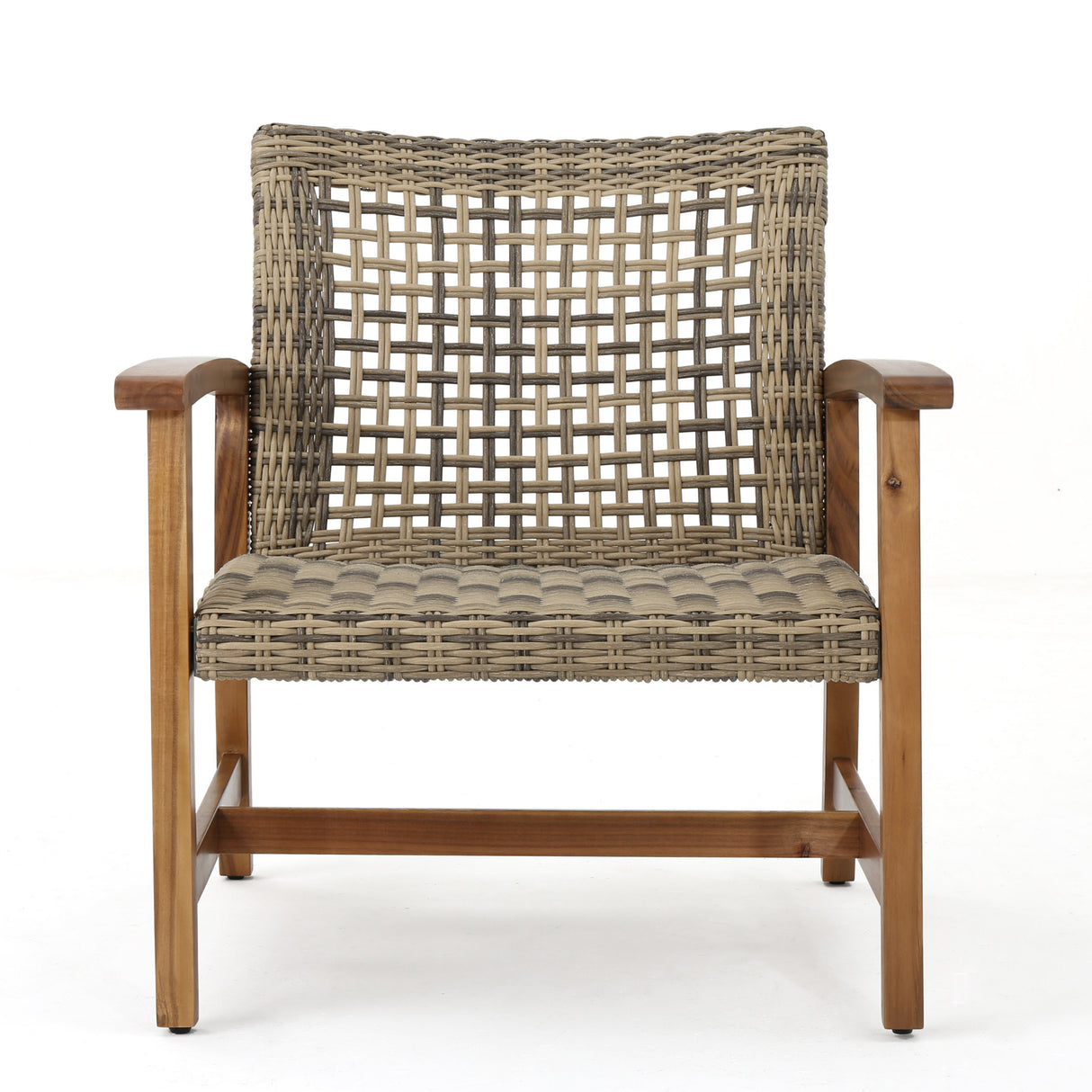 HAMPTON WOOD + WICKER CLUB CHAIR ( set of 2) - V.I.P Digital Presence