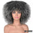 Female Hair African Small Curly Hair Explosion Head Black Chemical Fiber Wig Full Head Set - V.I.P Digital Presence