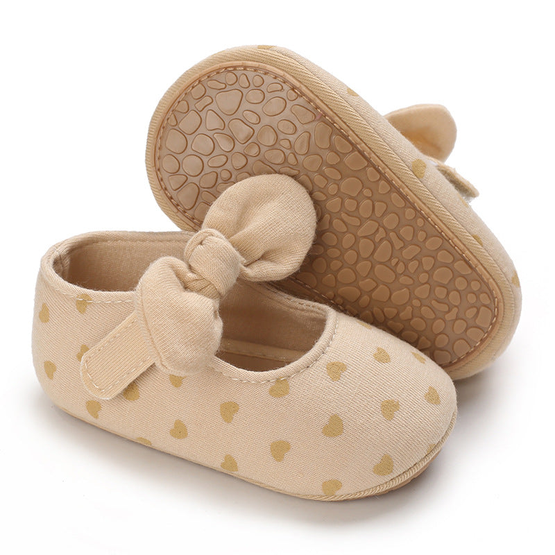 Spring And Autumn Models 0-1 Year Old Baby Toddler Shoes Soft Bottom Baby Shoes Soft Rubber Bottom Breathable Princess Shoes - V.I.P Digital Presence
