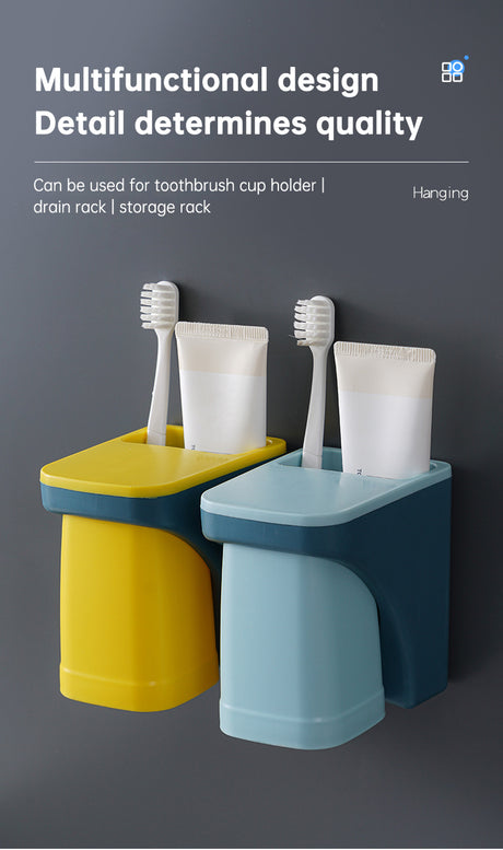 Magnetic Toothbrush Holder Bathroom Accessories magnetic cup holder For Home toiletries storage rack - V.I.P Digital Presence