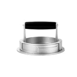 DIY rotary meat patty press three in one adjustable household aluminum alloy hamburger meat press mold manual - V.I.P Digital Presence