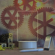 Take Down Notes And Light Up Your Space Transparent Luminous Acrylic Noteboard - V.I.P Digital Presence
