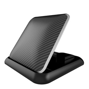 Mobile phone holder, sunshade instrument panel, AR navigation device holder, car carbon fiber patterned mobile phone holder, sil - V.I.P Digital Presence