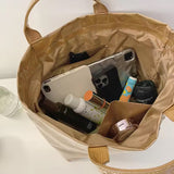 Vintage PVC tote with DuPont lettering. Simple, transparent, large - capacity handbag for commuting women. - V.I.P Digital Presence