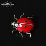 GLSEEVO 925 Sterling Silver Ladybug Brooch For Women Girls Daughter Gifts Cute Insectos Brooches Badge Handmade Jewellery - V.I.P Digital Presence