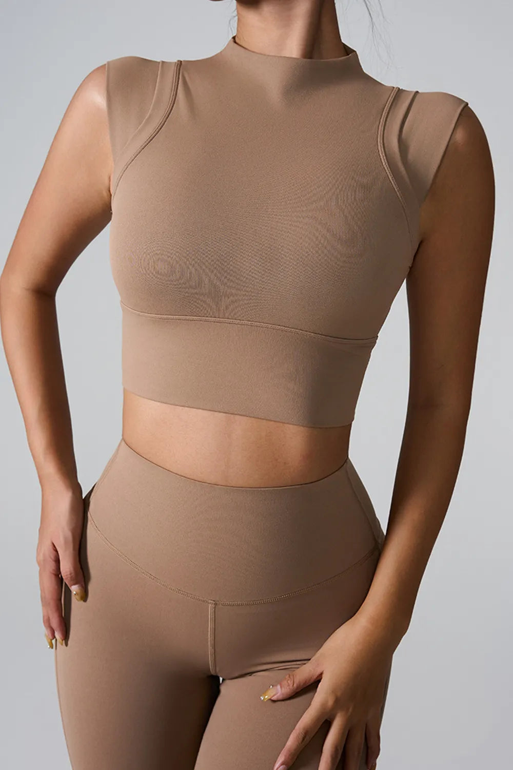 Mock Neck Active Tank - V.I.P Digital Presence