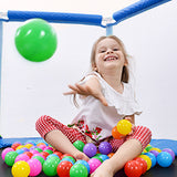 55'' Toddlers Trampoline with Safety Enclosure Net and Balls, Indoor Outdoor Mini Trampoline for Kids - V.I.P Digital Presence