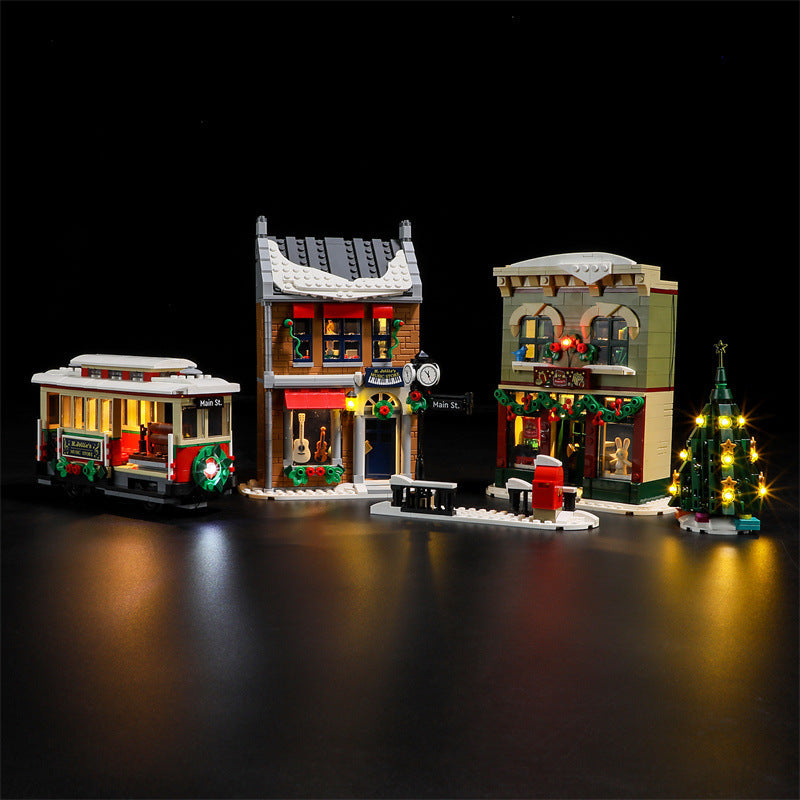 YEABRICKS is compatible with LEGO 10308 Festival Street building blocks, LED lighting, Christmas series toy lights - V.I.P Digital Presence