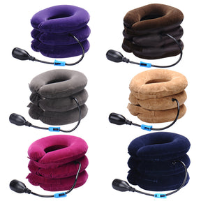 Neck cervical traction device inflatable collar Head Back Shoulder Neck Pain Headache health care massage device - V.I.P Digital Presence