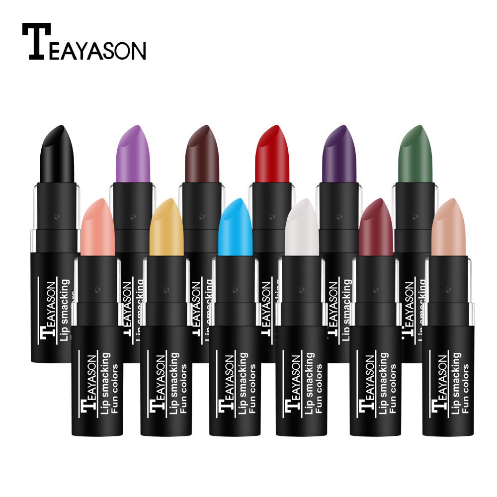 Lipstick White Nude Vampire Olive Green Black Purple Halloween Creative Makeup Retro - V.I.P Digital Presence