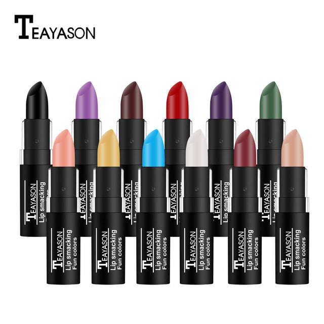 Lipstick White Nude Vampire Olive Green Black Purple Halloween Creative Makeup Retro - V.I.P Digital Presence