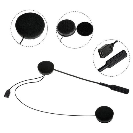 MH01 Motor Wireless Bluetooth Headset Motorcycle Helmet Earphone Headphone Dual Stereo Speaker Handsfree Music For MP3 MP4 phone - V.I.P Digital Presence