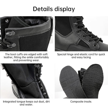 Original Russian military issue. New VKBO 2.0 thermal zone combat boots for men, genuine leather tactical boots. - V.I.P Digital Presence