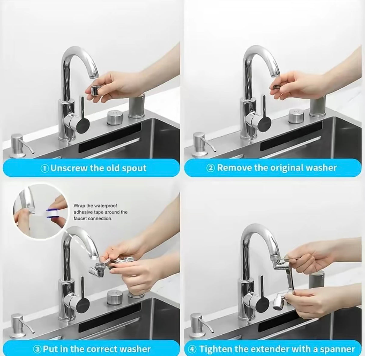 AquaFlex Faucet Extender
