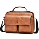 Men's Business Satchel Single Shoulder Bag Cross Body Large Capacity Single Shoulder Leisure Bag Messenger Bag - V.I.P Digital Presence