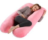 Multifunctional U shaped waist support side sleeping pillow for pregnant women pure cotton nursing pillow - V.I.P Digital Presence