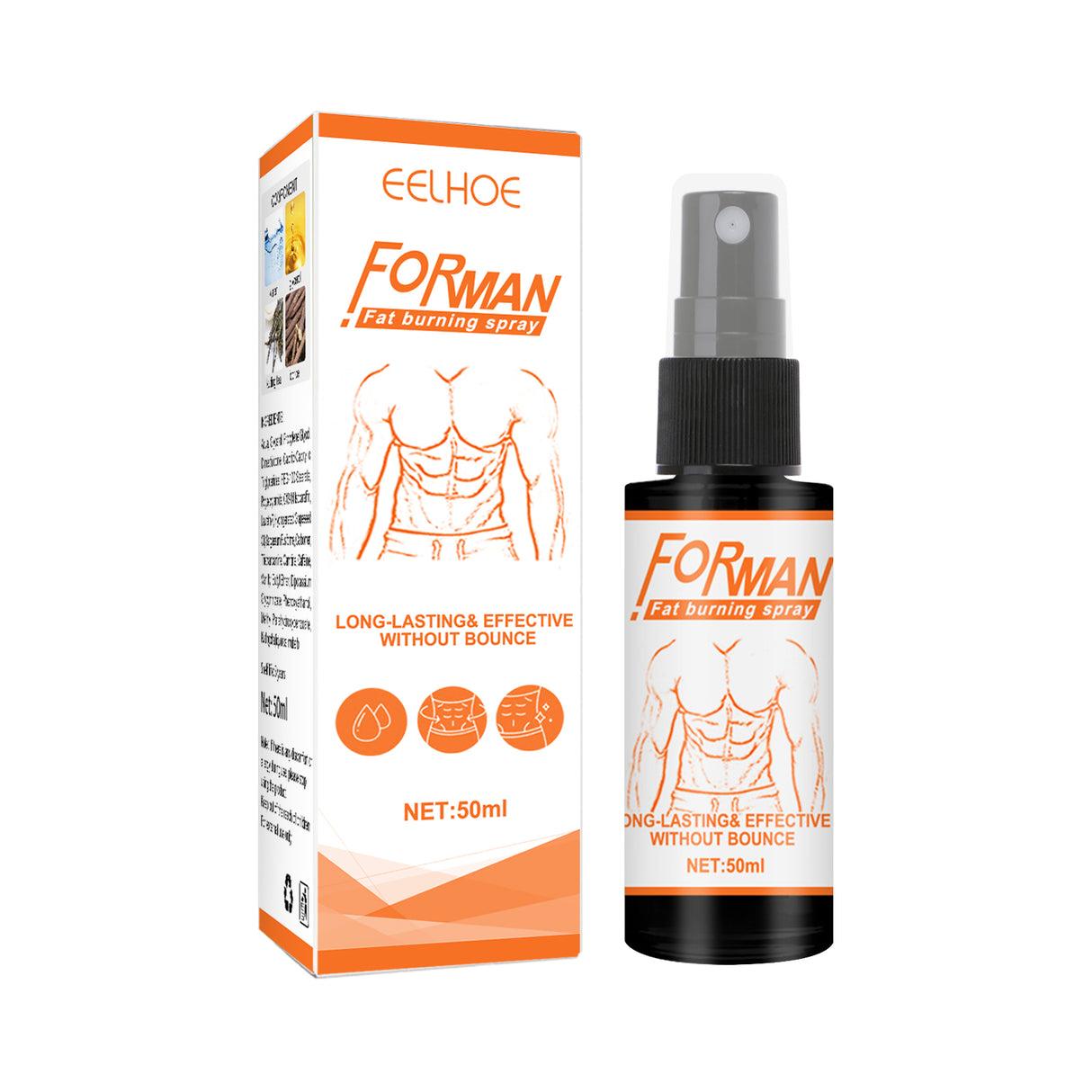 Men's Abs Spray Vest Line Body Sculpting Cream Exercises Chest To Increase Muscle Body Care - V.I.P Digital Presence