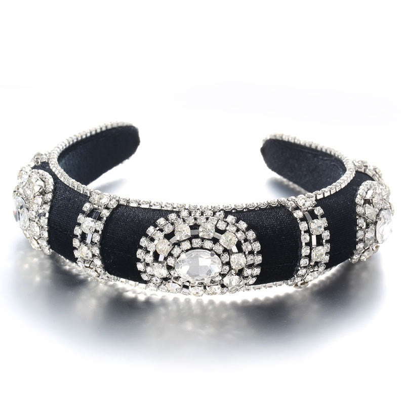 Golden Velvet Super Flash Set Colored Water Diamond Sponge Head Hoop - V.I.P Digital Presence