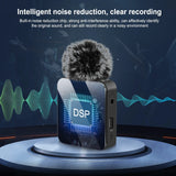 Wireless lavalier microphone mobile phone outdoor live recording noise reduction 1-to-2 wireless microphone - V.I.P Digital Presence
